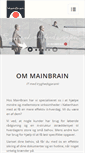 Mobile Screenshot of mainbrain.dk